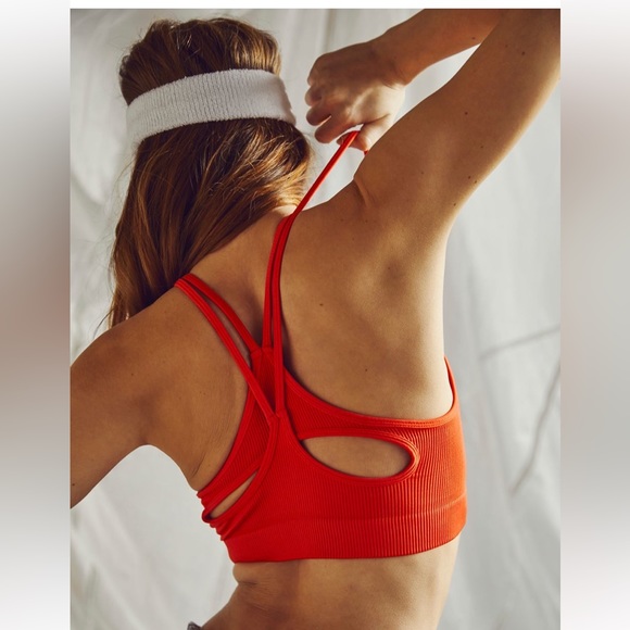 Free People Movement Free Throw Crop Bra Top Size Small New - Picture 2 of 11